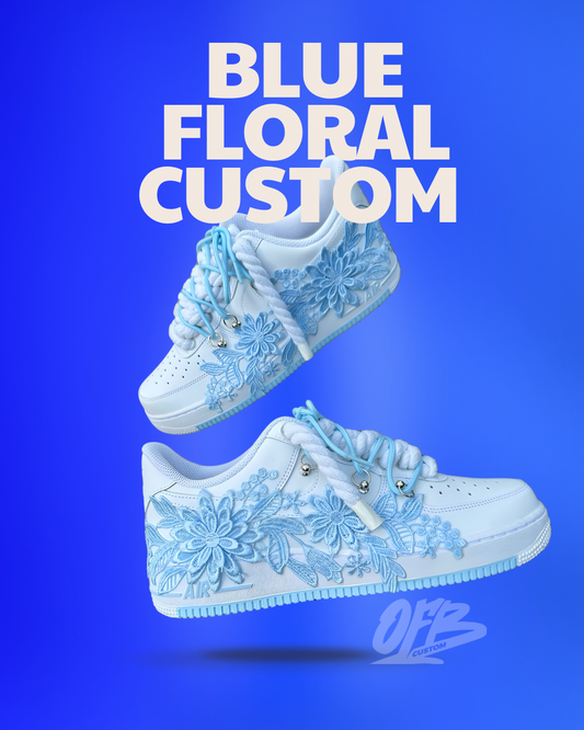 Blue Floral Custom